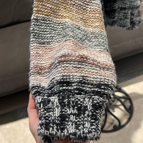 Saltwater Luxe black, brown, blue, pink stripped sweater - Picture 2 of 3